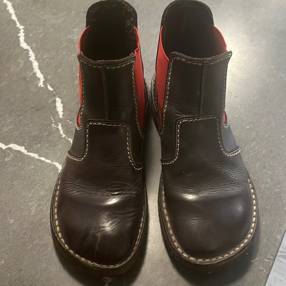 duckfeet Shoes Duck Feet Roskilde Navy And Red Boots Poshmark